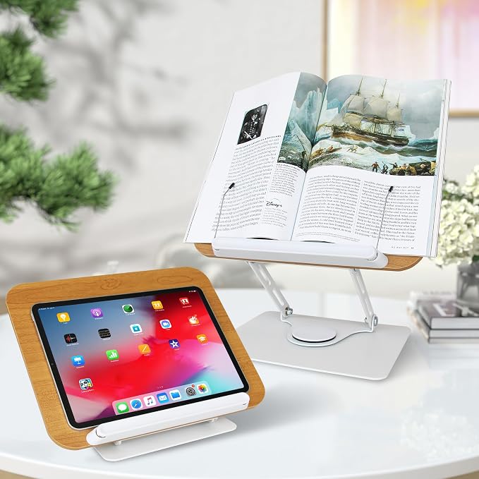 trophable Book Stand for Reading Cookbook Stand Book Holder - Image 6