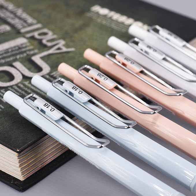 6pcs Gel Pen set, Retractable Cute Pens - Image 7