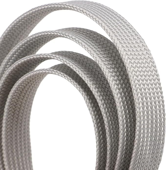 25ft PET Expandable Braided Cable Sleeve 3/8inch Pet Braided Cable Sleeve - Image 2