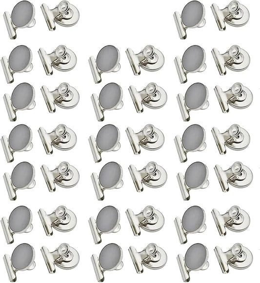40 Pack Heavy Duty Magnetic Clips 1-1/4 Inch by Panpub