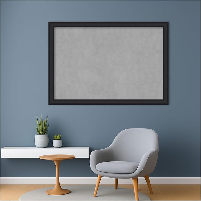 Amanti Art Black Framed Magnetic Board 27x39 Large Vision Board - Image 6