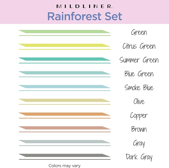 Zebra Pen Mildliner Dual-Tip Highlighter Set, Broad and Fine Tips, No Bleed - Image 3
