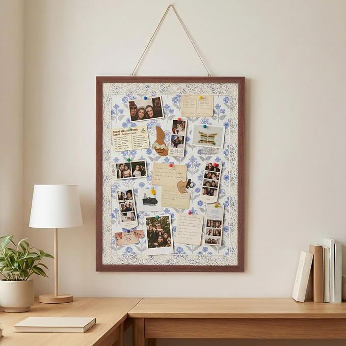 Leinuosen 17" x 23" Linen Cork Board - Image 4