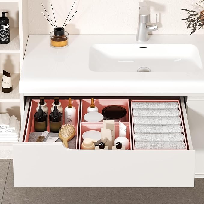 DIMJ Drawer Organizer Clothes - 20 Pack Closet Drawer Organizer Bins for Baby Clothes Storage, Fabric Dresser Organizer for Nursery Bedroom, Foldable Small Drawer Dividers for Underwear Socks-DeskLoop Office