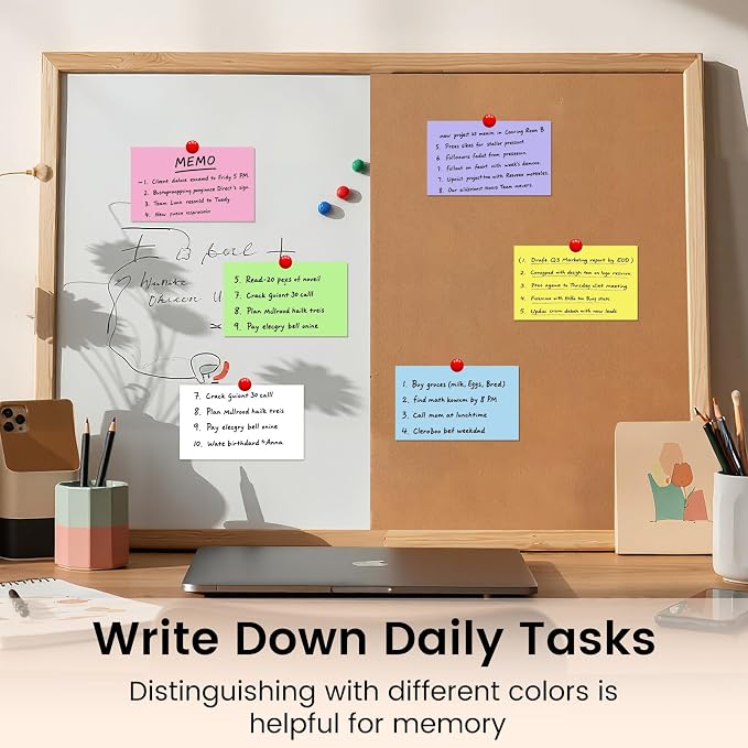 Index Cards 3x5 Inch, Flash Cards, Blank Colored Note Cards Paper - Image 6