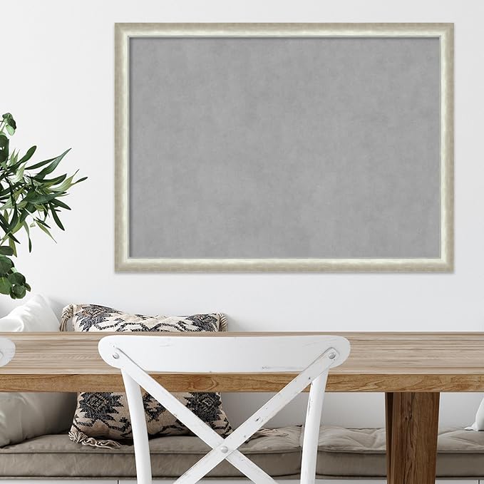 Amanti Art Silver Framed Magnetic Board 22x30 Medium Vision Board - Image 5