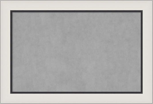 Amanti Art Silver Framed Magnetic Board 26x38 Large Vision Board by AmantiArt