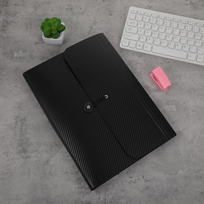 2pcs Expanding File Folders, 13 Pockets Accordion File Organizer Document - Image 7