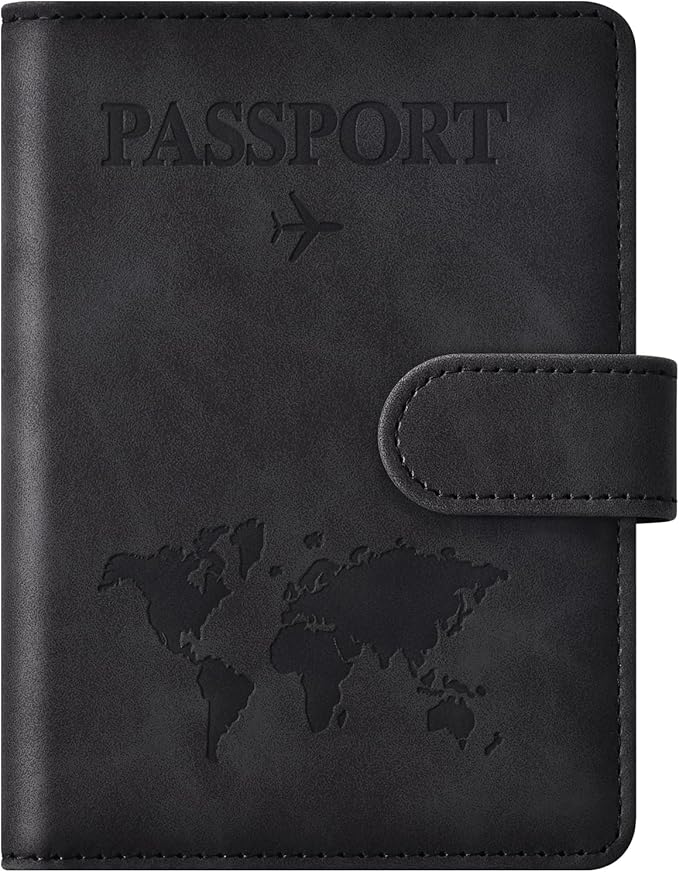 Eoehro Passport Holder for Travel Essentials, Passport Wallet Cover Case for by welcometoEoehro