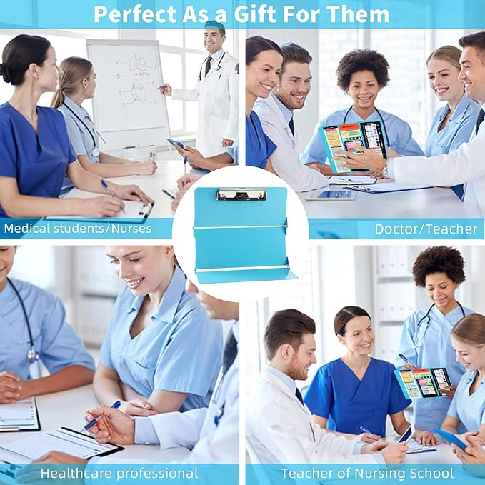 Nursing Clipboard Foldable Clipboard Pocket Size:Nursing Edition Cheat Sheets - Image 9