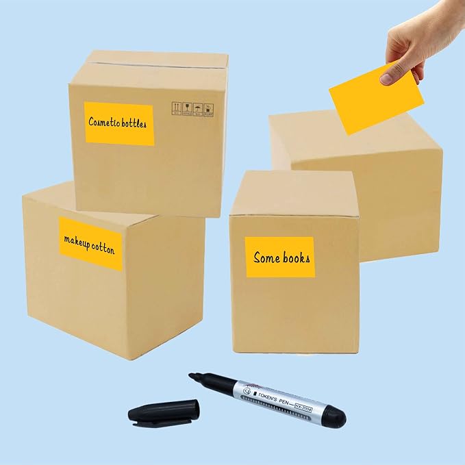PARLAIM 3 x 5 inch Rectangle Sticker Labels Adhesive Color Code Stickers - Image 5