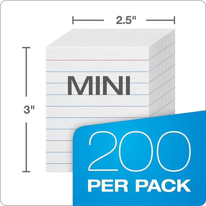 Oxford Mini Index Cards, 200 Per Pack - Image 2