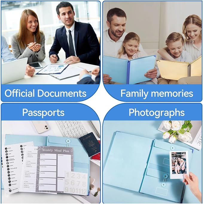 Folio Document Organizer with Labels-Important Document Organizer, Important - Image 3