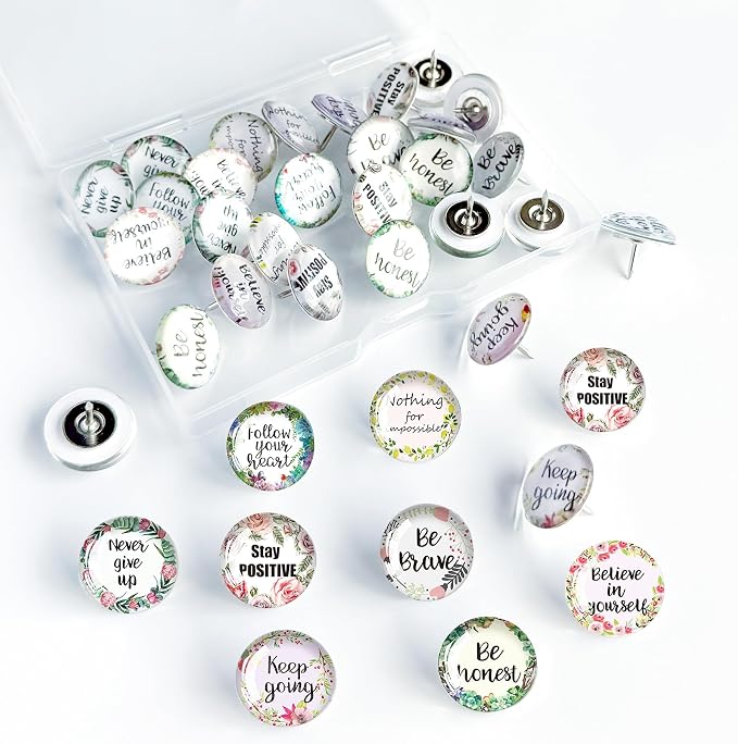 Push Pins, Thumb Tacks, Decorative Push Pins, Cute Thumb Tacks and Pushpins - Image 7