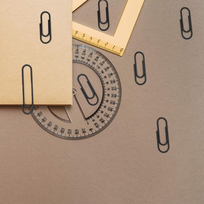 520 PCS Black Paper Clips Assorted Sizes, Small Medium and Large, Paperclips - Image 4