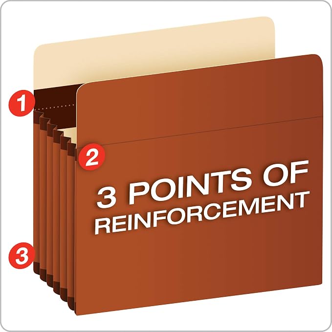 Pendaflex Expanding Accordion File Pockets, Extra Durable, Expands 5.25" - Image 3