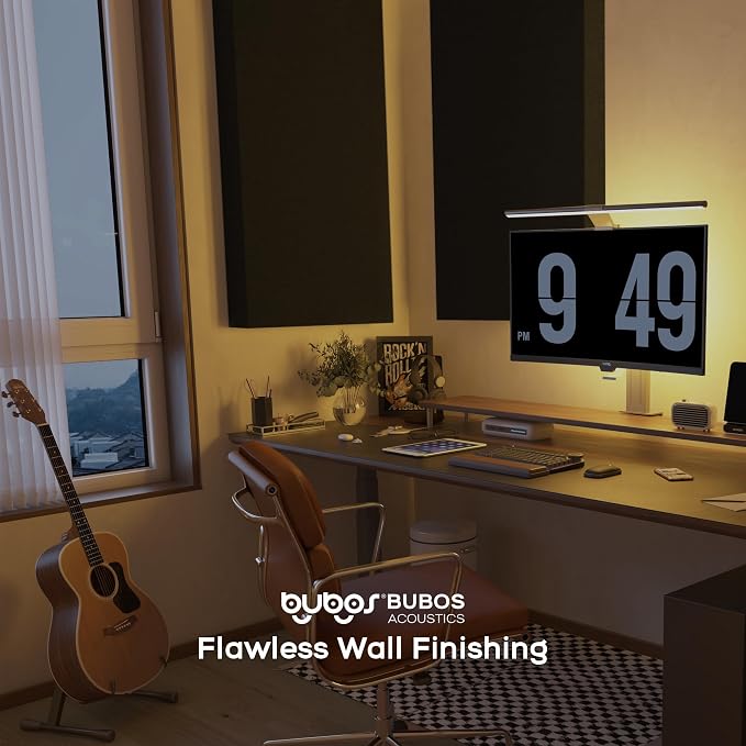 BUBOS 2 PCS Fabric Acoustic Panels, 47.2''x23.7'' Decorative Sound Dampening - Image 6