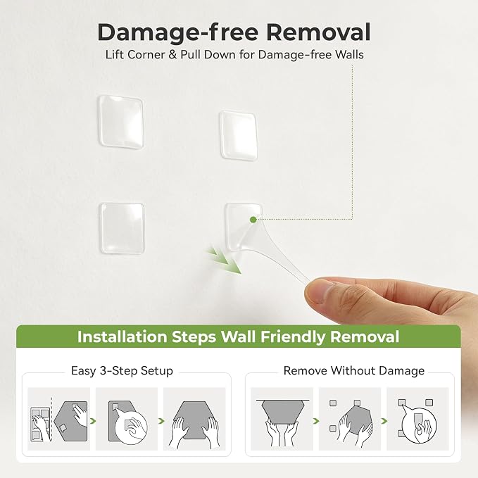 10 Pack Hexagon Felt Bulletin Board Tiles, 9mm Thick Pin Board - Image 4