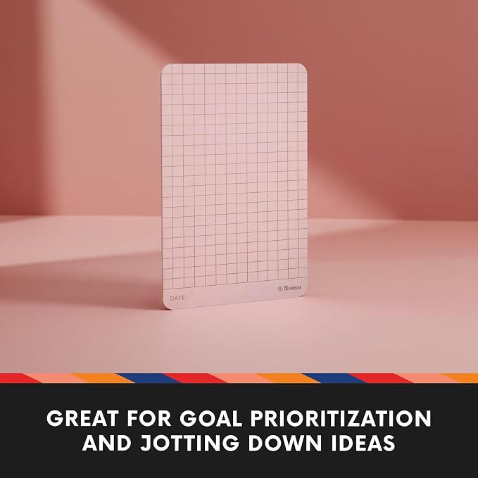 Notsu Graph Grid Colored Note Cards 3x5 inch, 40 ct | Graphing Vertical Color - Image 5