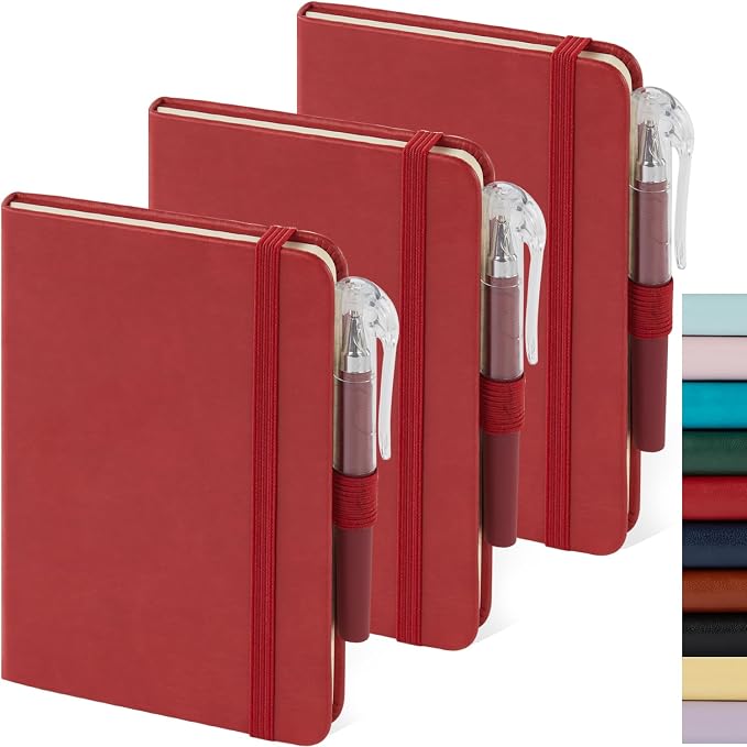 NIRMIRO Small Leather Notebook Journal Notepad by NIRMIRO