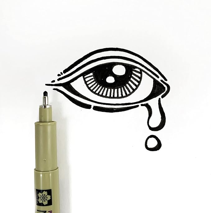 SAKURA Pigma Micron Fineliner Pens - Archival Black Ink Pens - Pens for Writing, Drawing, or Bullet Journaling - Assorted Point Sizes - 6 Pack-DeskLoop Office