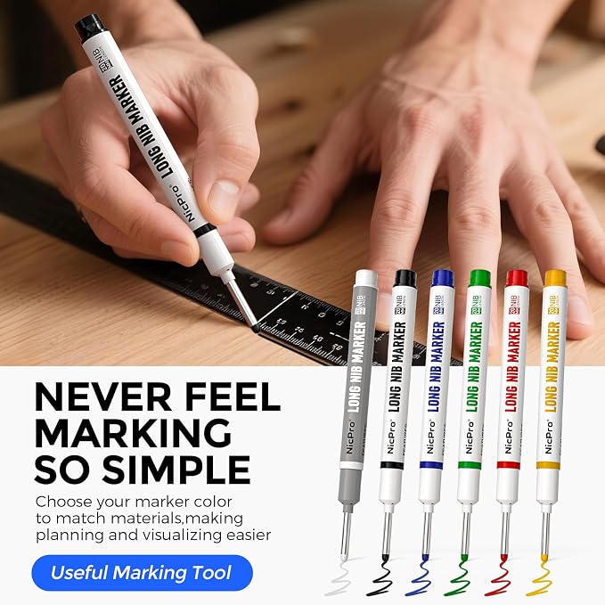 Nicpro 39 Pack Carpenter Pencils - Image 3