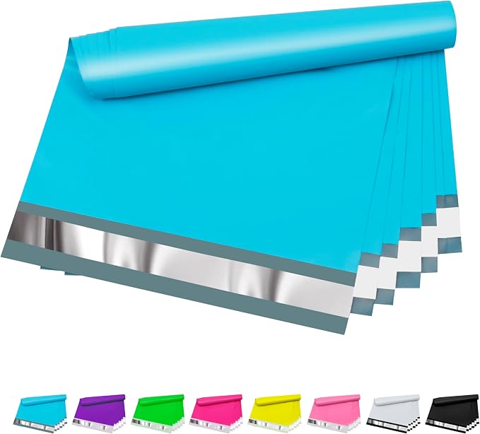 Poly Mailers 6x9 inch 100 Pcs, Waterproof and Tear-resistant Shipping Bags by VAPULCIO