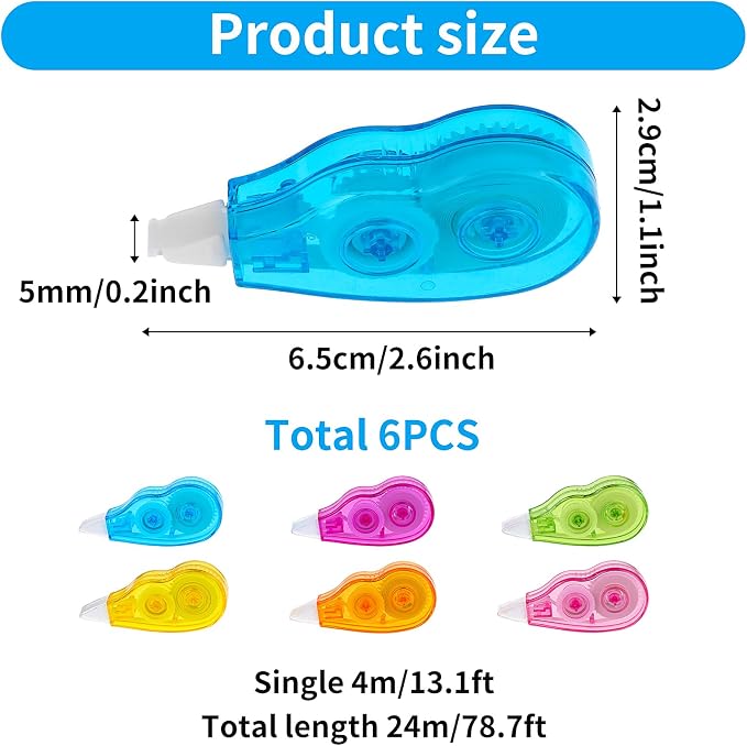 6 Pieces Correction Tape - Image 7