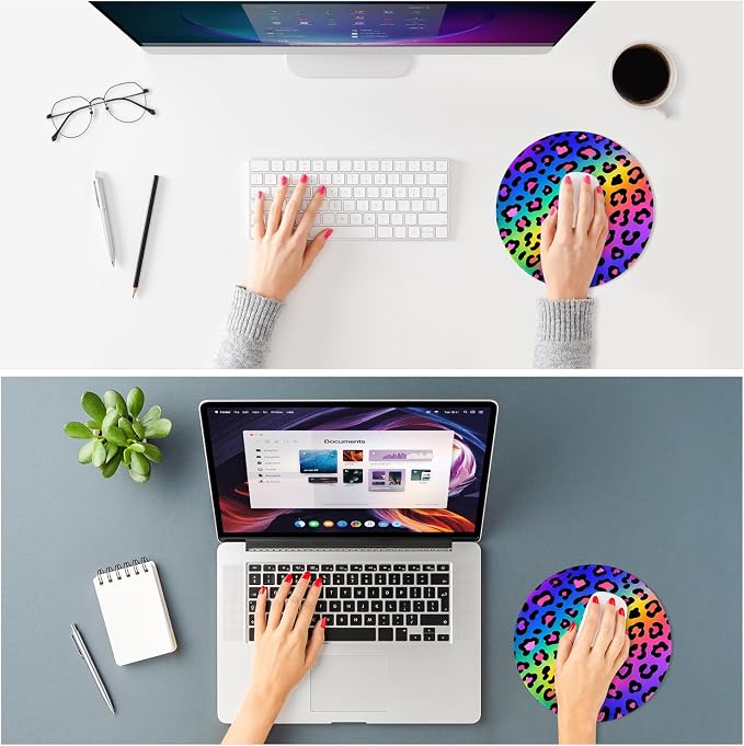 ITNRSIIET Mouse Pad Non-Slip Rubber Base Smooth Surface Stitched Edges - Image 2