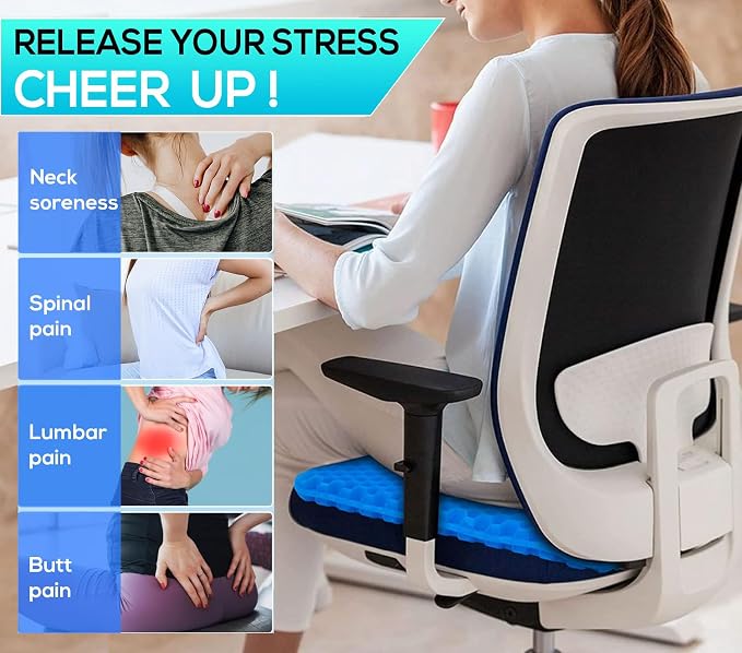 Gel Seat Cushion for Long Sitting - Image 5