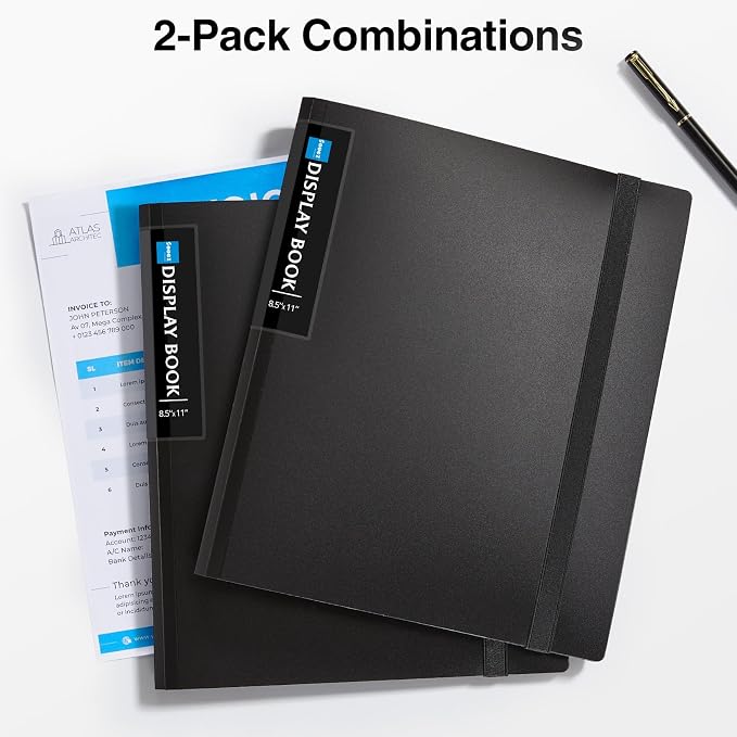 Sooez 2 Pack 72 Pocket Binder - Image 4