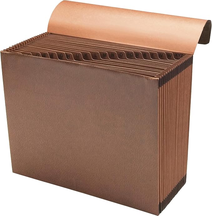 Smead TUFF Expanding File 21 Pockets, Alphabetic, Flap and Cord Closure - Image 3