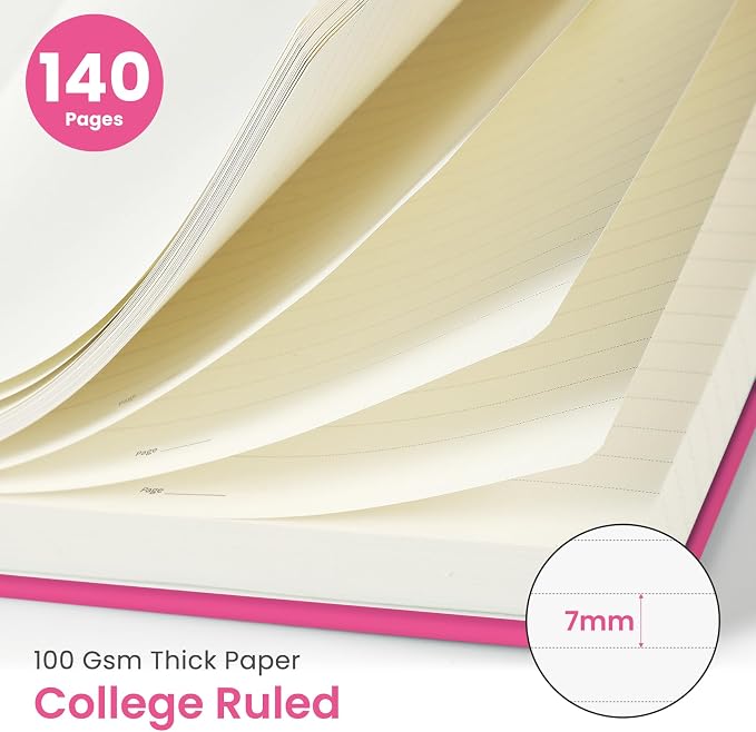 Taja Lined Spiral Journal Notebook - Image 2