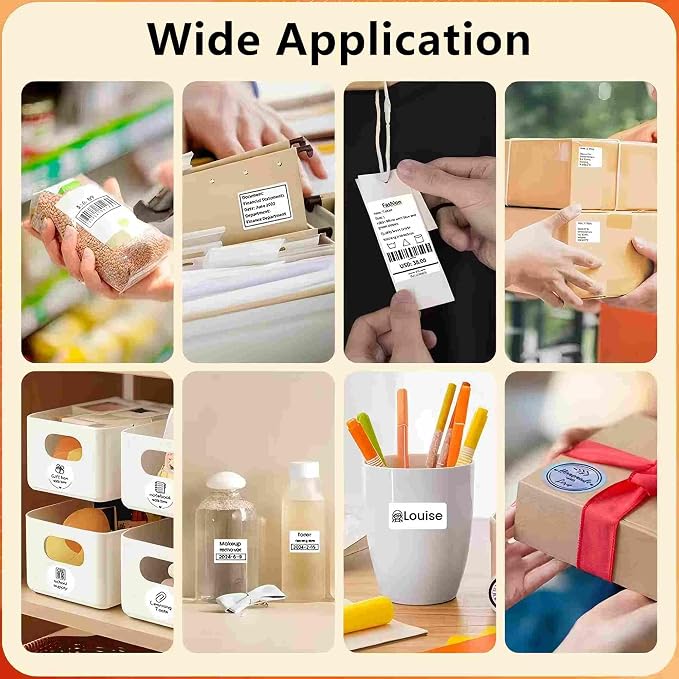 Risio Thermal Labels 2"x1.18", 220 Labels/Roll, Waterproof, Oil-Resistant - Image 7