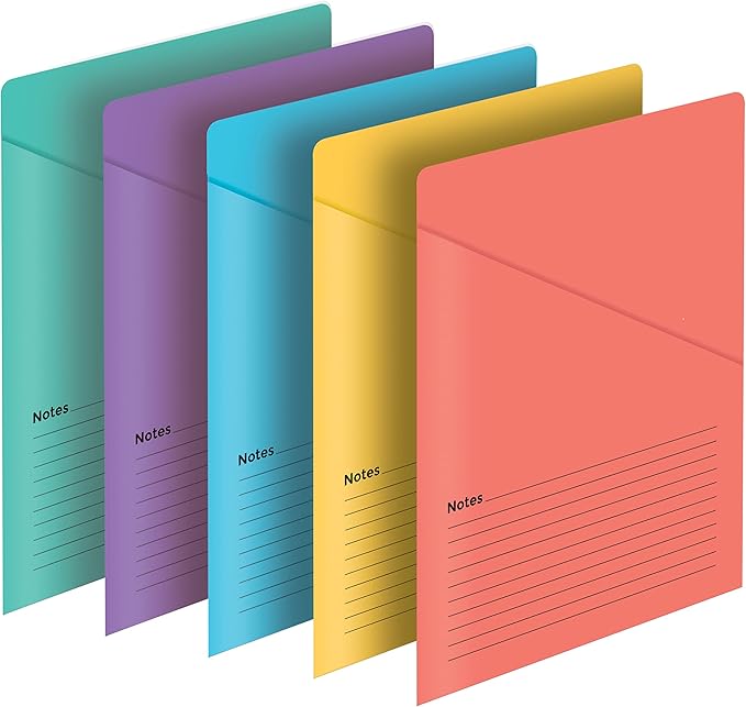 Better Office Products Lined Vertical Slash Pocket File Folders, 25 Pack - Image 6