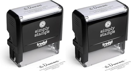 The Duncans Personalized Self-Inking Address Stamp | Envelope Return Address by 904Custom
