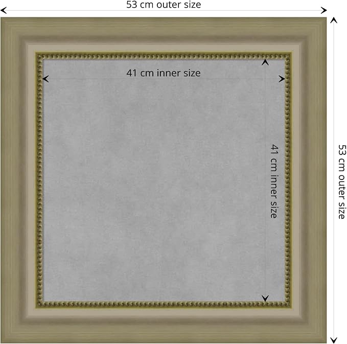 Amanti Art Silver Framed Magnetic Board 21x21 Small Vision Board - Image 4
