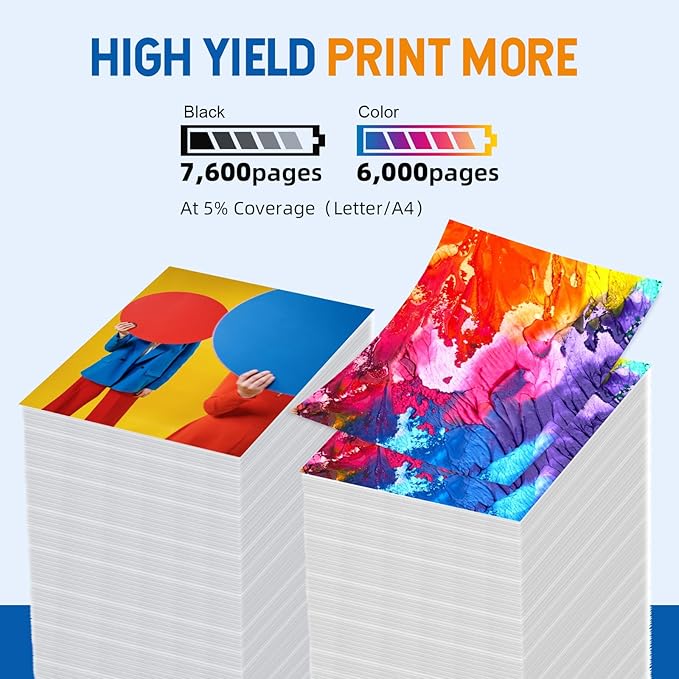 502 T502 Ink Refill Bottles Compatible for ET2760 ET2750 ET-3760 ET-2850 ET-15000 ST-4000 ST-2000 ET-3710 ET-3850 ET-3750 ET-4850 ET4750 ET2700 ST3000 ET3700 Printer(5 Pack)-DeskLoop Office