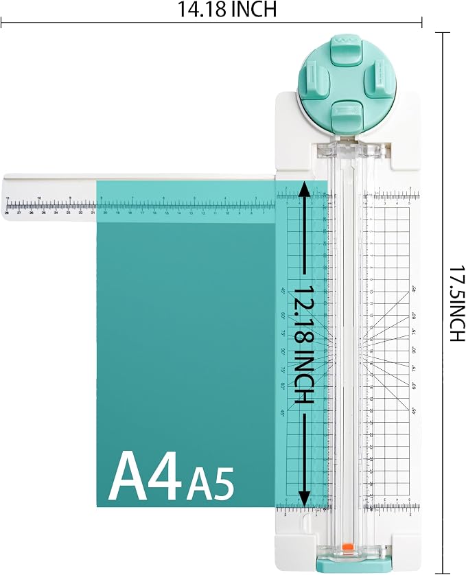 4 in 1 A4 Craft Paper Cutter Rotary Trimmer - Image 2