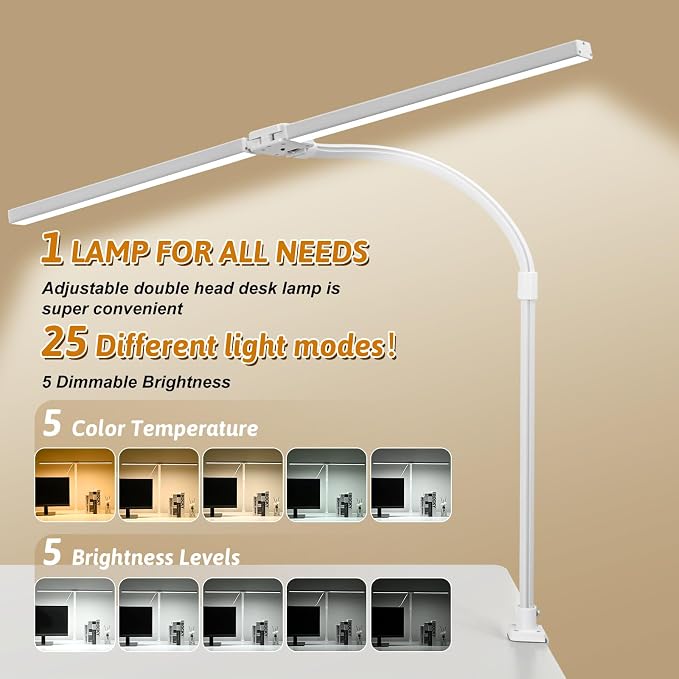 LED Desk Lamp for Office Dorm Home - Image 4
