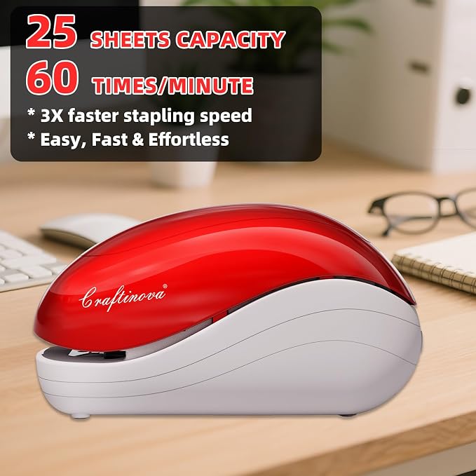 Electric Stapler, Including 2000 Staples and 1 Staple Remover, Suitable - Image 5