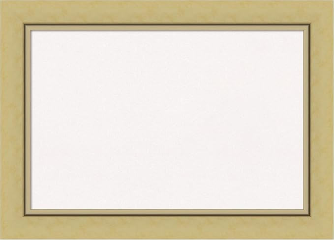 Amanti Art White Cork Board for Wall, 15x21 Vision Board with Gold Frame, Small Corkboard Office Decor for Home Organization, Casual Corkboard Pinboard to Display Items for Home Organization in-DeskLoop Office