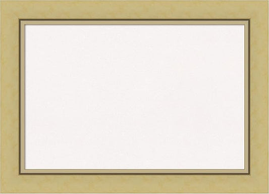 Amanti Art White Cork Board for Wall, 15x21 Vision Board with Gold Frame, Small Corkboard Office Decor for Home Organization, Casual Corkboard Pinboard to Display Items for Home Organization in-DeskLoop Office