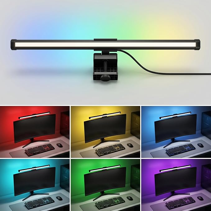 Monitor Light Bar – Full Spectrum LED Screen Lamp, No Glare Eye Care, USB - Image 2