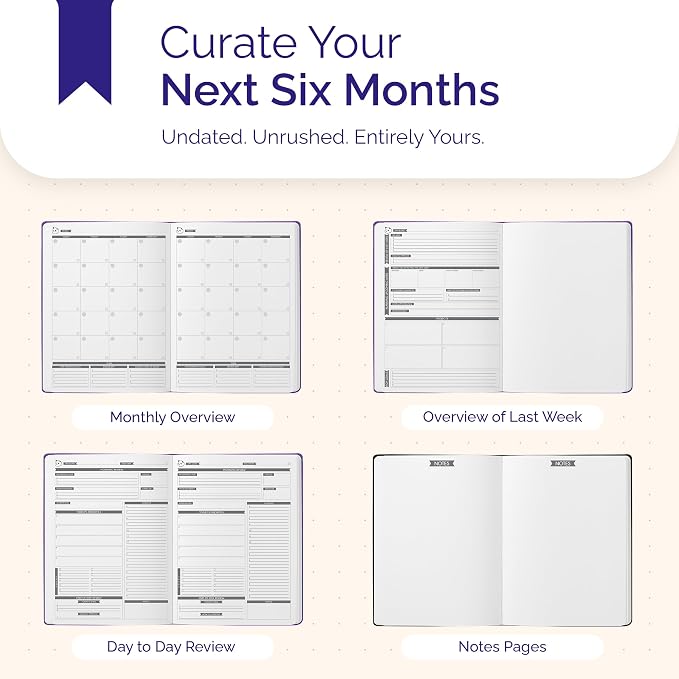 Panda Planner Pro A4 Daily Planner 2026, weekly & monthly layouts, habit tracker - Image 4