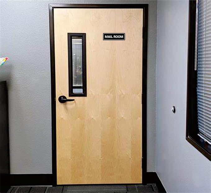Mail Room Sign – Premium Frosted Acrylic Material, Strong Self-Adhesive - Image 5