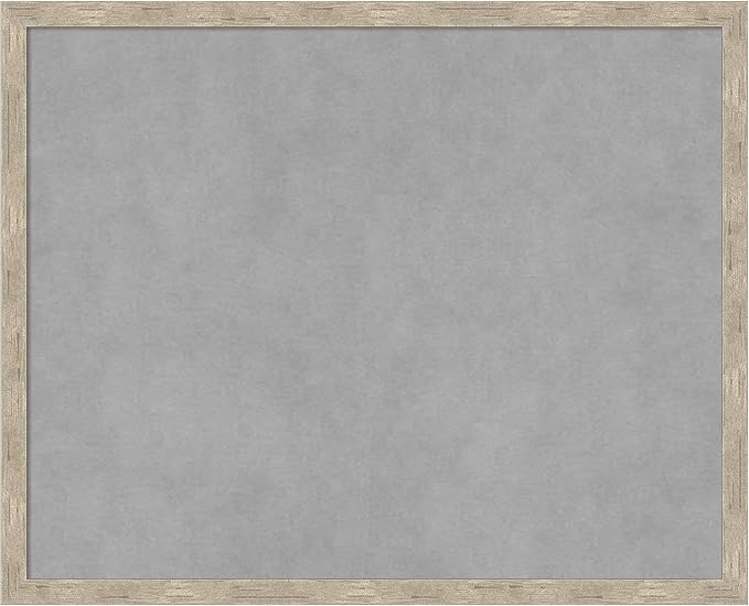 Amanti Art Silver Framed Magnetic Board 17x21 Small Vision Board by AmantiArt