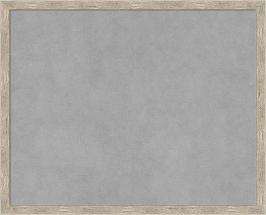 Amanti Art Silver Framed Magnetic Board 17x21 Small Vision Board by AmantiArt