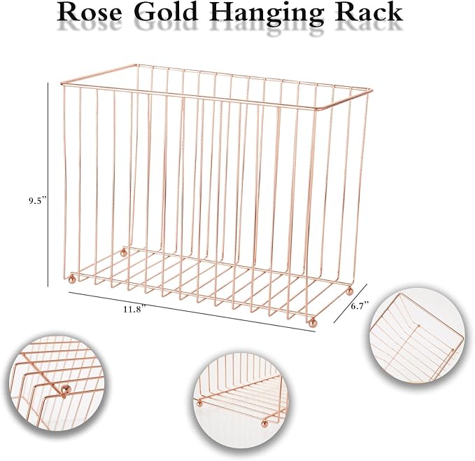 Hanging rose gold file manager, equipped - Image 3