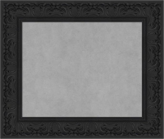 Amanti Art Black Framed Magnetic Board 23x27 Small Vision Board by AmantiArt